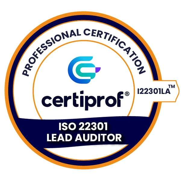 Certified ISO 22301 Lead Auditor (Certiprof)